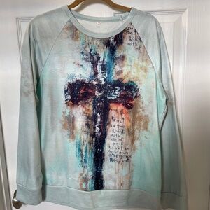 Sweatshirt with Cross